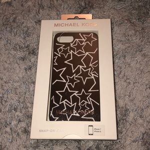 Michael Kors Saffiano Leather Star Case